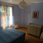 Presbytère : Chambre 1 avec lit double et convertible